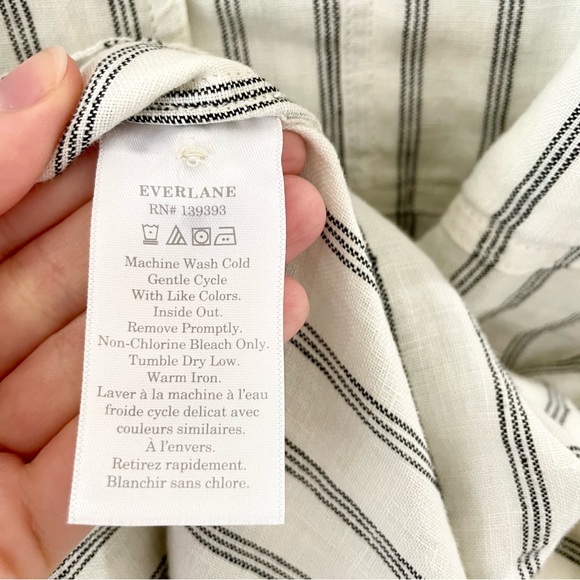 NWOT Everlane Linen Workwear Dress - Picture 7 of 8